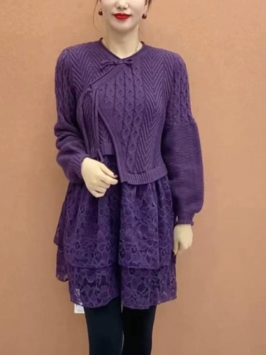 爆款假兩件針織